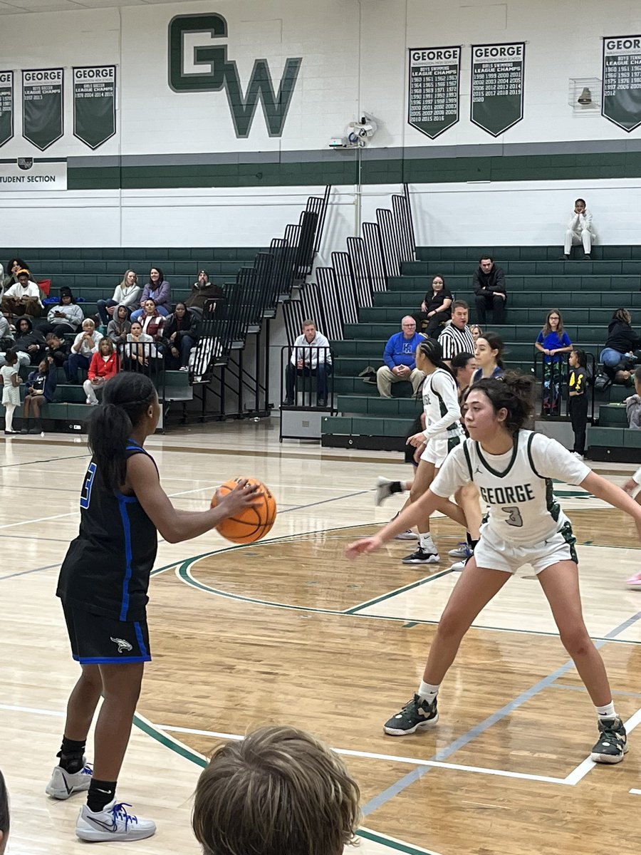 #Falcons Girls Basketball 🏀 took the floor against George Washington tonight and got the win 52-33. #HRHS improves to 4-1 on the season. Keep playing hard ladies! #ALLIN #BlackAndBlue @HRHSPage