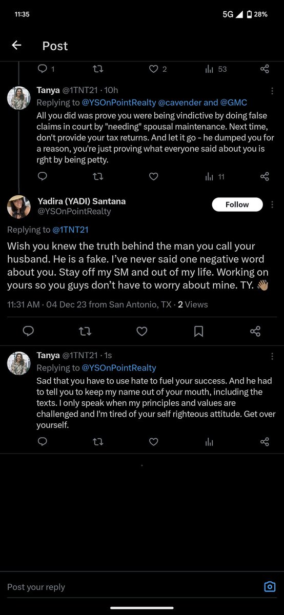 1TNT21's tweet photo. @YSOnPointRealty still have me blocked? Only people who are fake hide. https://t.co/UlqBZJ673q