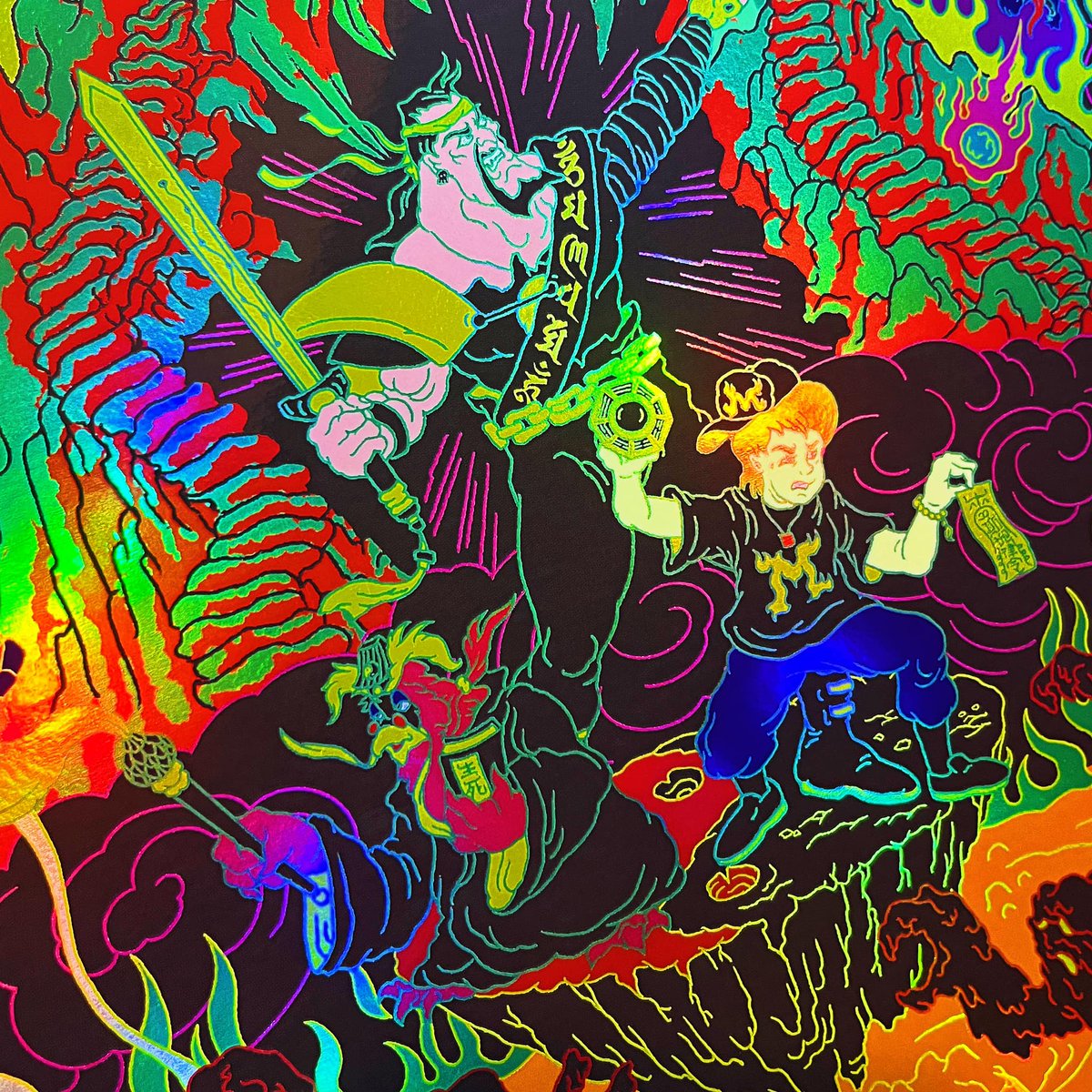 Pearia_Studio's tweet photo. 【Straight outta the hell(18 levels)】 Max travels to a world controlled by a SkullMaster imbued with Eastern mystical powers.

Material: Printed on glossy paper.
Size: Height 42cm x Width 29.7cm 

#mightymax 
#DCON 
#DCON2023 
#Designercon 
#Designercon2023 https://t.co/3SiEKXgGPL