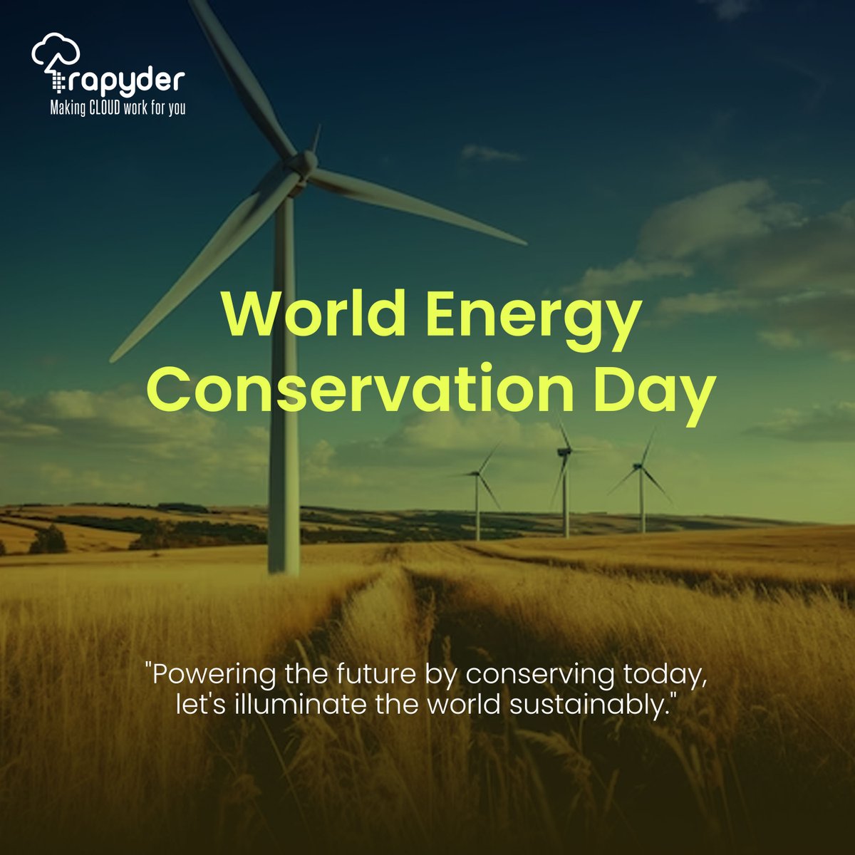 Celebrate a brighter and sustainable tomorrow by embracing energy efficiency and conservation on World Energy Conservation Day. #WorldEnergyConservationDay #Saveworld #energy