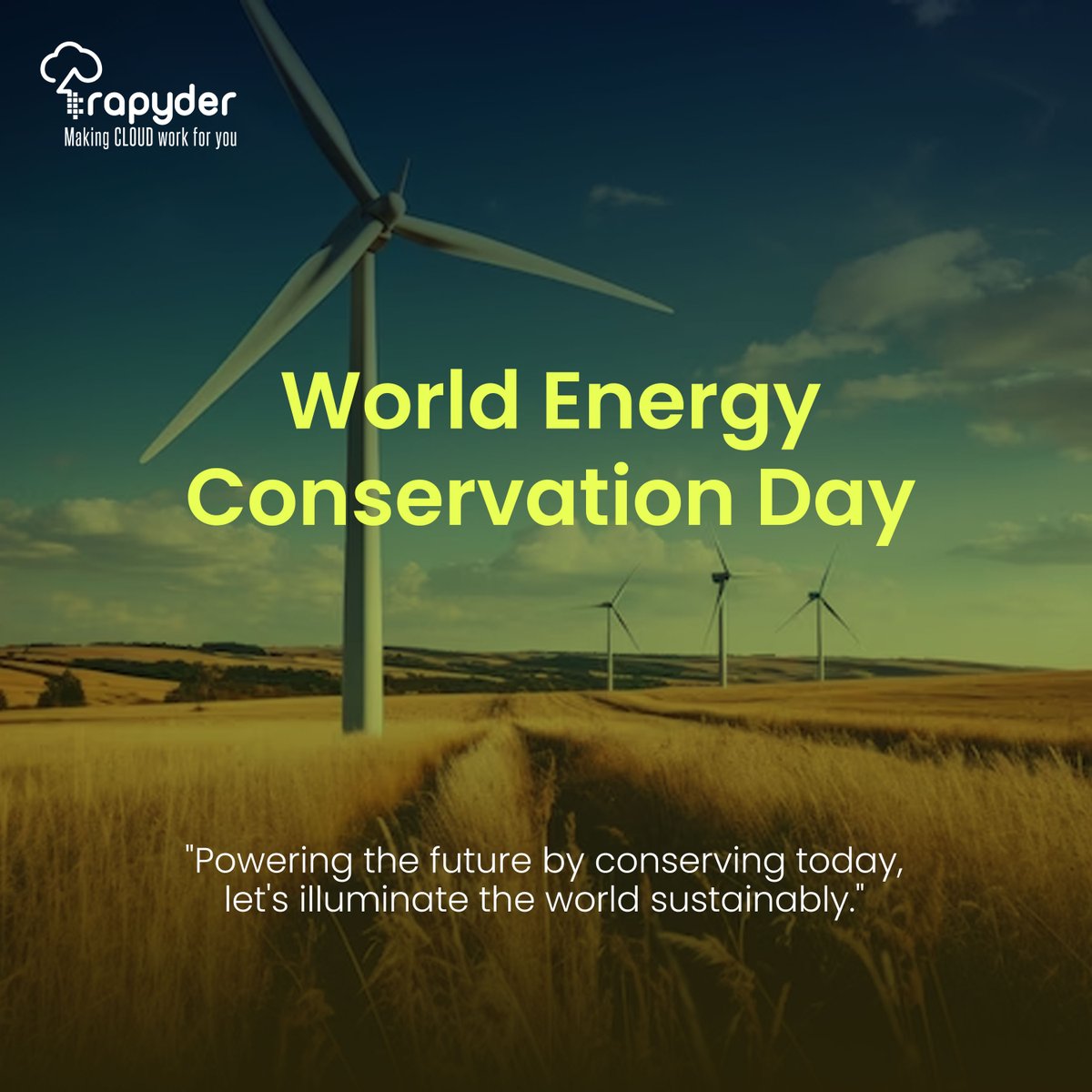 TheRapyder's tweet image. Celebrate a brighter and sustainable tomorrow by embracing energy efficiency and conservation on World Energy Conservation Day.  

#WorldEnergyConservationDay #Saveworld #energy