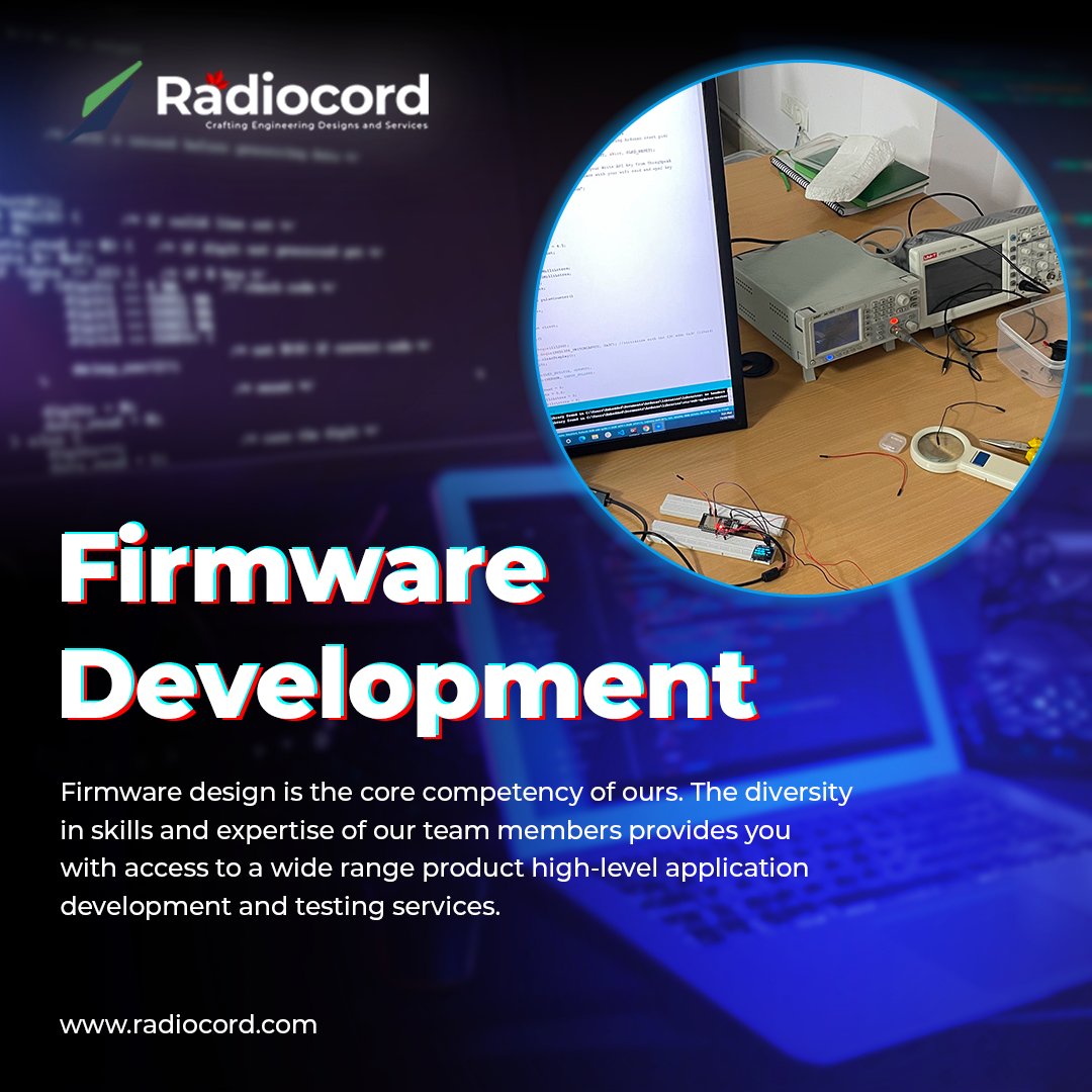 radiocordtech's tweet image. Elevate your tech game with Radiocord&apos;s firmware development expertise!
: 
#Radiocord #TechInnovation #FirmwareDevelopment #Radiocord #DataInMotion #EfficiencyUnleashed #SmartTechSolutions #InnovateWithRadiocord #WirelessBarcode #NextGenProduct #canada #usa #semiconductor