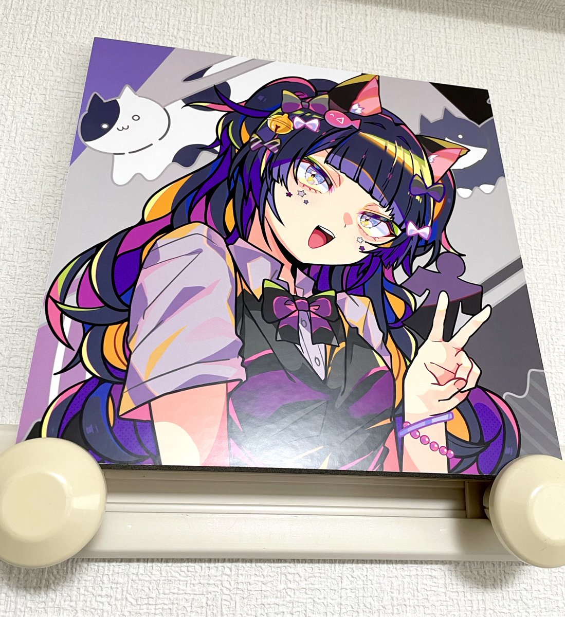 宇都宮大学学園祭にて展示された #IROIRO アートボードいただきました！
素敵な企画ありがとうございます！✨😆

web3研究会は12月末で解散されるとのことですが、2年間の活動お疲れ様でした！！🙌