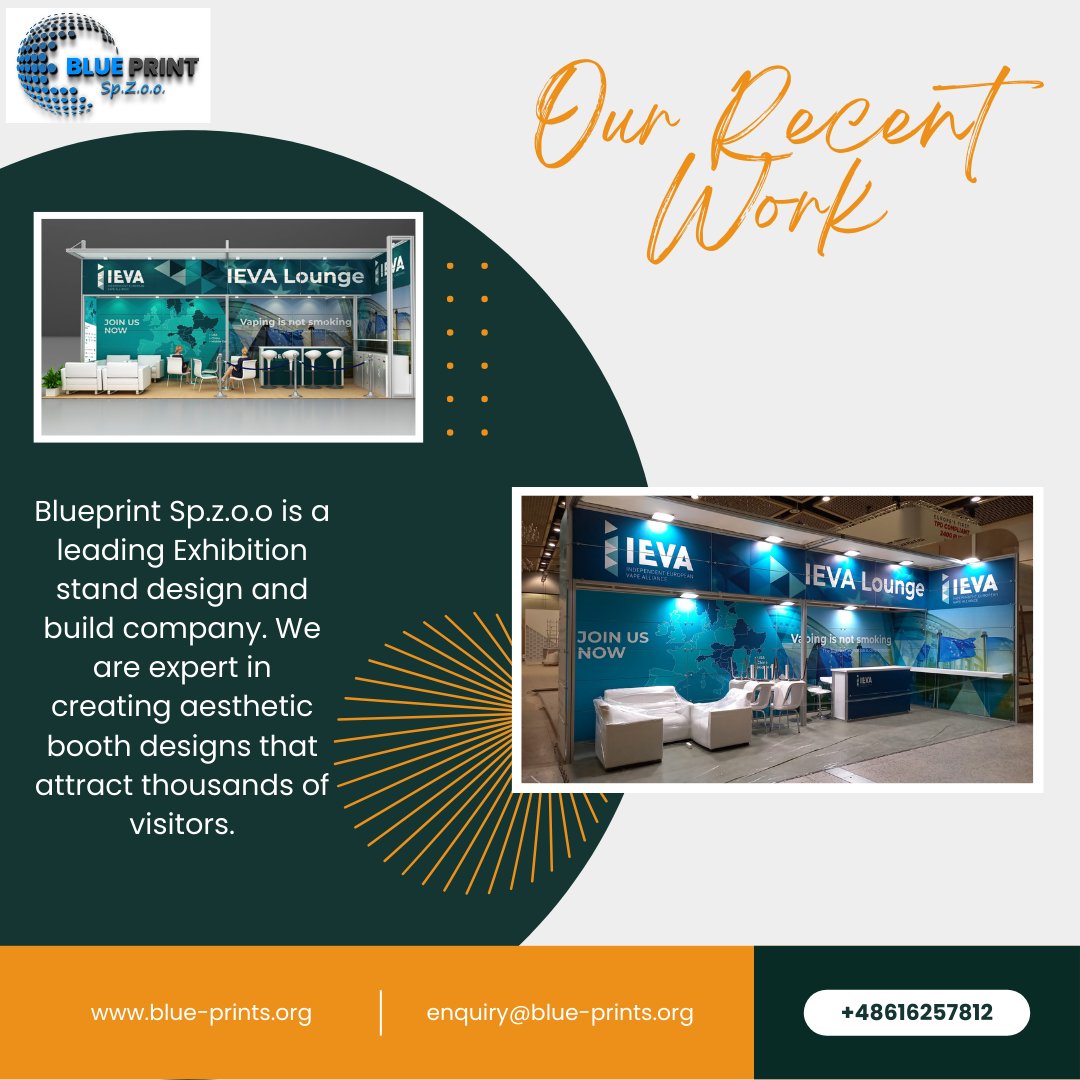 Blueprint Sp. Z.o.o. has a proven track record of building high
quality exhibition stands for various nicotine and tobacco exhibitions like
InterTabac. Contact us to get booth design &amp; more information: blue-prints.org

#tradefair #standdesign #boothbuilder #tradeshow