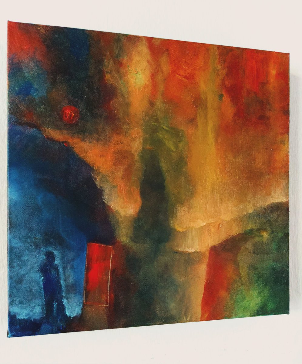 THE RED 
#Oil on linen 
#art #arte #artistonX #modernart #symbolism #Amsterdam