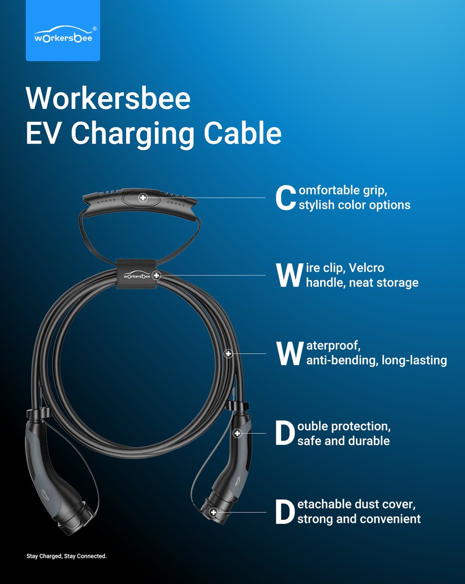 workersbee's tweet photo. 🔌🚗✨ Introducing Our Latest EV Charging Cable! ✨🔋
Say hello to our newest innovation – the ultimate EV charging cable designed with your comfort and safety in mind. Let's charge into the future with style and peace of mind! https://t.co/bTlm0knPGL