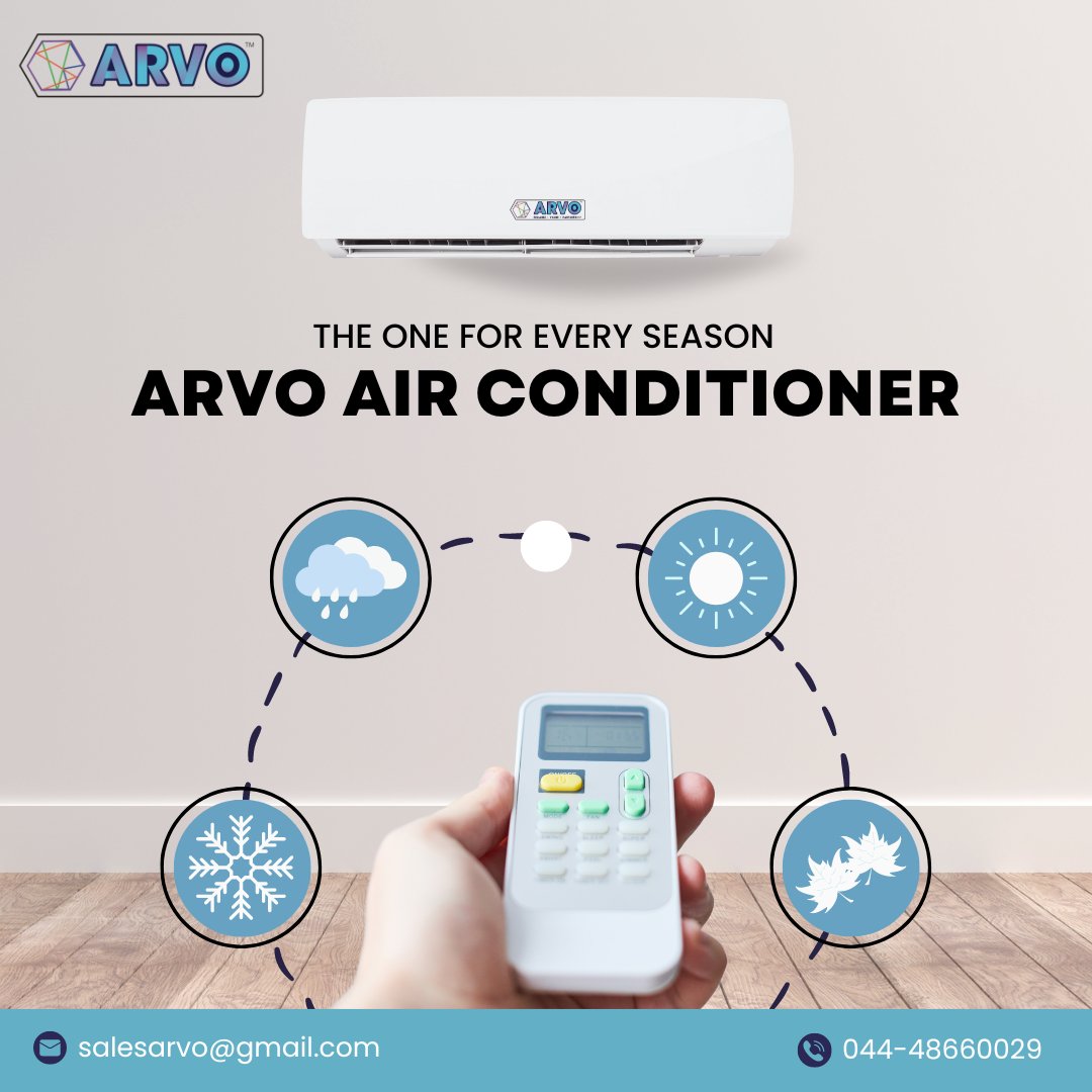 Discover Arvo's air conditioner! Our cutting-edge technology guarantees optimal comfort regardless of the season

#Arvo #Cresco #CrescoIndustrialProducts #CoolingPerformance #StayCool #UltimateComfort #AirConditioning #EnergyEfficiency #IntelligentFeatures #PerfectTemperature
