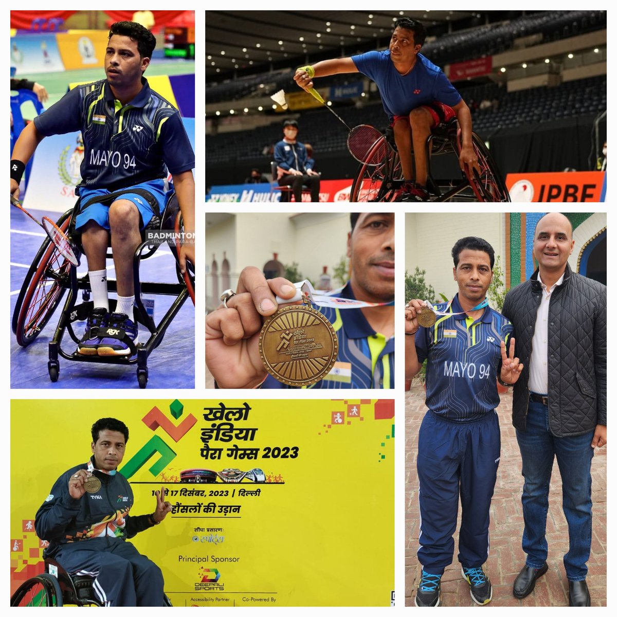 Congratulations <a href="/SANJEEVSPORTS/">Sanjeev Kumar</a>, for winning the gold in single Wh-2 wheelchair category at the just concluded Khelo India para games in New Delhi. He is from my neighbouring village Telupura. A special thanks to all the batch mates of Mayo 94 who have been pitching in..