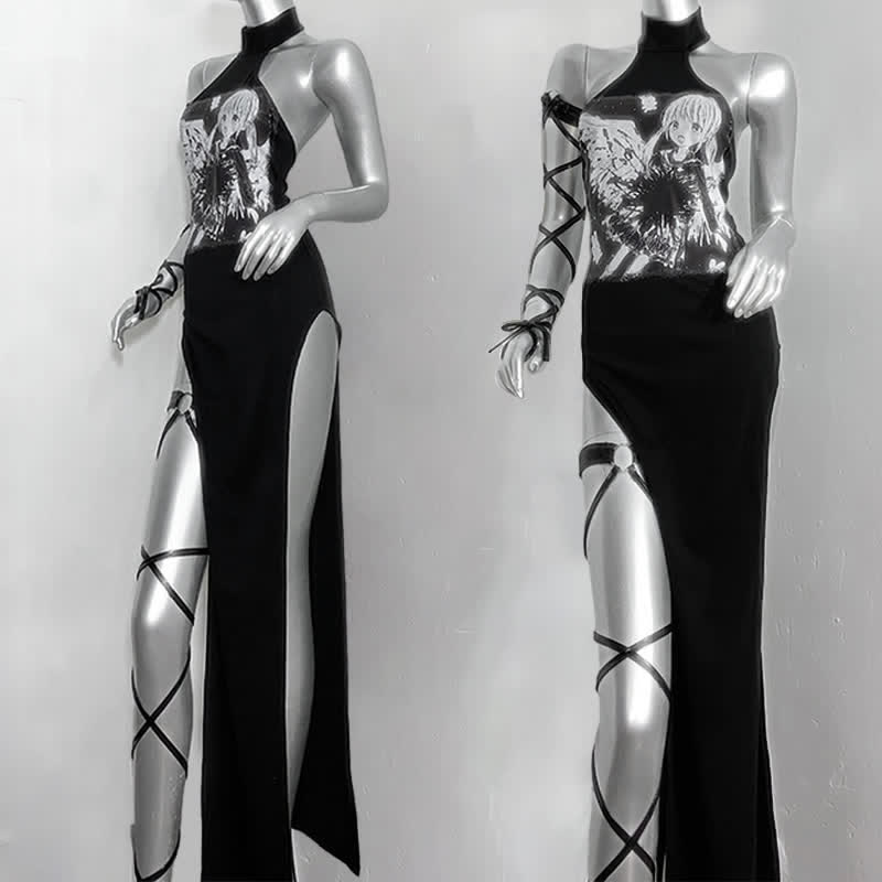 I just received Irregular Halter Anime Print Lace Up Split Dress from Anonymous via Throne. Thank you! throne.com/thegrinninggam… #Wishlist #Throne