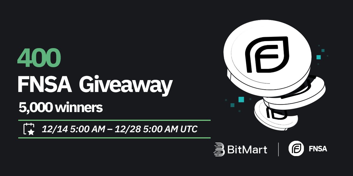 BitMart (@bitmartexchange) on Twitter photo 🌟 #BitMart X #Finschia #Airdrop 🌟
1⃣Follow <a href="/BitMartExchange/">BitMart</a> & <a href="/BitMartResearch/">BitMart Research|$BMX HODLer</a> & <a href="/finschia/">Finschia_Archive</a>
2⃣Join t.me/BitMartExchange & medium.com/lineblockchain & discord.com/invite/finschia
3⃣RT & Tag 3 frds & Like
4⃣Fill in forms.gle/Vvt8hxYi8GKfaB…
🎁 5,000 winners / 400 $FNSA
Register 👉 🌟 #BitMart X #Finschia #Airdrop 🌟
1⃣Follow <a href="/BitMartExchange/">BitMart</a> & <a href="/BitMartResearch/">BitMart Research|$BMX HODLer</a> & <a href="/finschia/">Finschia_Archive</a>
2⃣Join t.me/BitMartExchange & medium.com/lineblockchain & discord.com/invite/finschia
3⃣RT & Tag 3 frds & Like
4⃣Fill in forms.gle/Vvt8hxYi8GKfaB…
🎁 5,000 winners / 400 $FNSA
Register 👉
