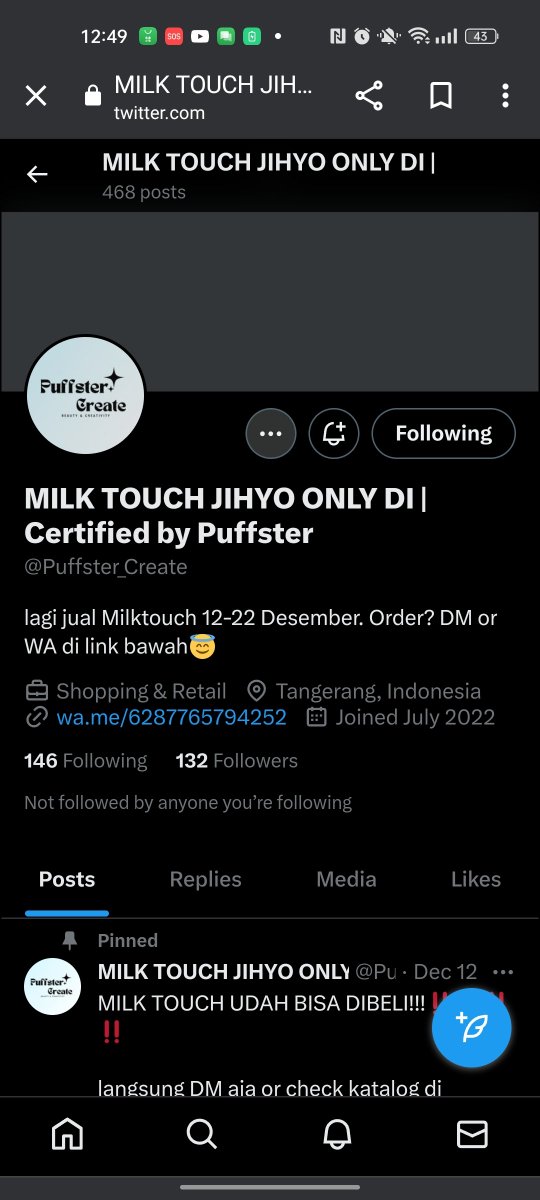 Rorogerrr's tweet photo. @Puffster_Create Milk touch 
BA nya   park jihyo dari twice
Semoga menang biar bisa kasih ke girlfriend https://t.co/Ku5pteJnij
