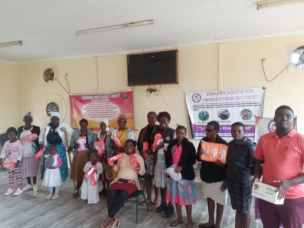 zyipt1's tweet photo. Do you know absence of WaSH infrastructure and services heightens risks of gender-based violence (GBV)?,  Yesterday,ZYIPT participated and  donated Sanitary Pads on 16 days of Activism against Gender Based Violence program organized by Kundai Kutenda Trust in Nyanga https://t.co/IH9eFpNHWy