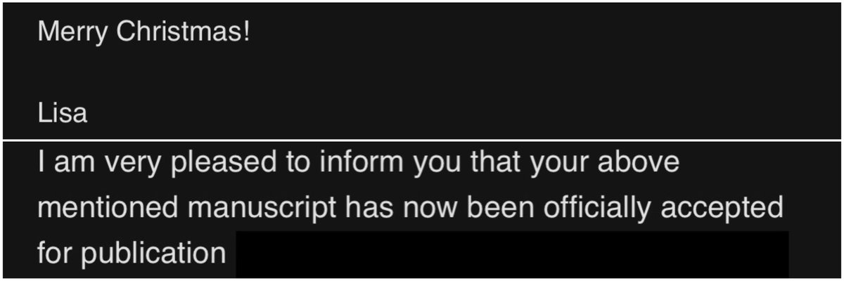 When your PI wishes you a Merry Christmas🎄(top image)…

&amp; a Merry Christmas indeed 😭🎁(bottom image)

#staytuned #postdoc #postdoclife #AcademicChatter