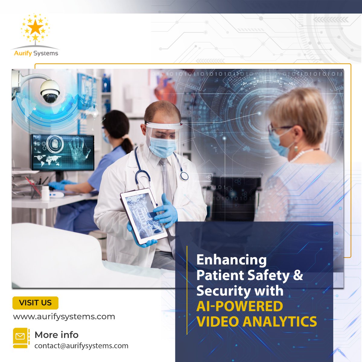 AurifySystems's tweet image. Enhancing Patient Safety and Security with AI-Powered Video Analytics

Visit aurifysystems.com to learn more about customized AI solutions for your business.

#AI #VisionAnalytics #healthcareinnovation #videoanalytics #organization #security #AISolutions #PatientSafety