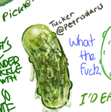 Petrisolaris's tweet photo. pickle magma time (feat. my pickle) https://t.co/GHvBFVpJxy