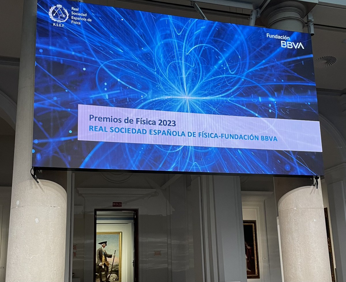 Todo un honor ser jurado en los premios de la <a href="/RSEF_ESP/">RSEF</a> en la entrega de los premios de la fundación BBVA. Grandes premios que reconocen el gran potencial en ciencia y en la enseñanza de la Física.