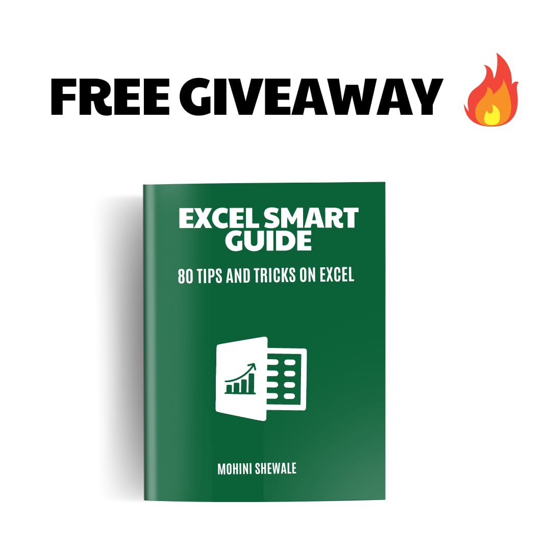 s_mohinii's tweet photo. Excel Smart Guide 80 Tips and Tricks on Excel🤩👇

Usually $40 but for the next 48 hours, it's all yours for FREE

To get it:
1. Follow me (so I can DM you)
2. Like and retweet
3. Reply with "Excel"

#Excel https://t.co/8Pq0RegEip