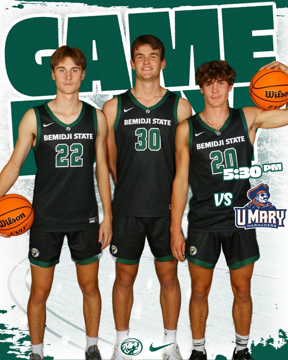Back home to host UMary in NSIC action tonight!

⏰5:30 PM
🆚UMary
🖥️NSICNetwork.com/BSUBeavers
📈bsubeavers.com/sidearmstats/m…
📻<a href="/BeaverRadioNet/">Beaver Radio Network</a>
🎟️BSUBeavers.com/HomeTownTickets

#GoBeavers #BeaverTerritory