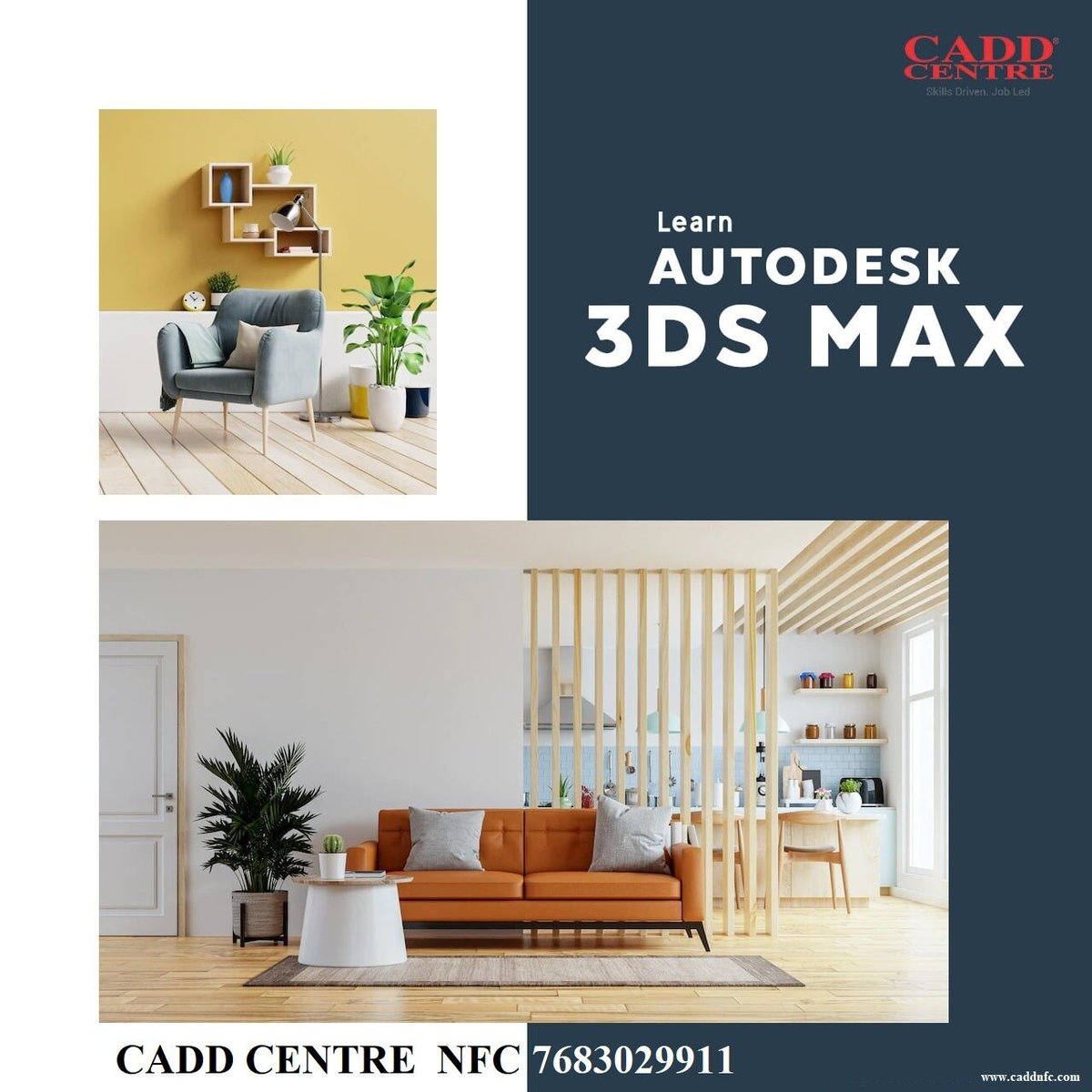 caddnfc's tweet photo. Unleash your creativity with our 3D Max course  Learn to design stunning 3D models and animations. Join us now for a world of endless possibilities! 

for more details call us @7683029911

#3dsmax #autodesk #rendering #modelling #interior #architecture #project #students
#newbatc https://t.co/ZYDMCMkiST