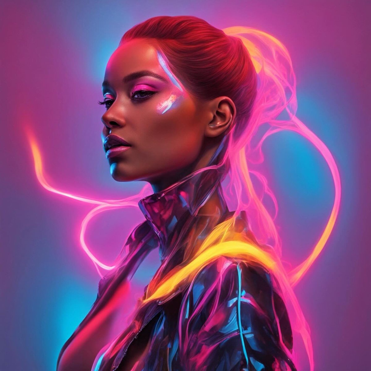 NeuyAi's tweet image. #NeuyAI ultra realistic cyberpunk sleek woman with [NEON LIGHTS] wide angle lens

#Intensify #Supersize #GenerativeAI #generativeart #ai #AIart #midjouney #leonardoai #dalle #dalle3 #nft #NFTCollection #NFTCommmunity #nftart #aiwomen #AIgirl #cyberpunk #NEUY $NEUY