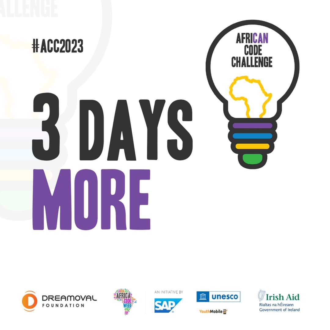 Foundation_DO's tweet image. Submit a 3-minute YouTube video to challenge@dreamoval.kowri.app showcasing a game or animation you coded that introduces your culture, heritage or language. 

Visit bit.ly/africancodecha… to learn more and apply!

#AfriCANCodeChallenge #Tech #Coding