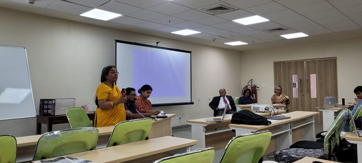 Madhulika Banerjee speaks at #STSIndia workshop at IIT Hyderabad about how her mentor had to put up a fight within the department to make space for research in science in 1980s and 90s. How little have things changed!