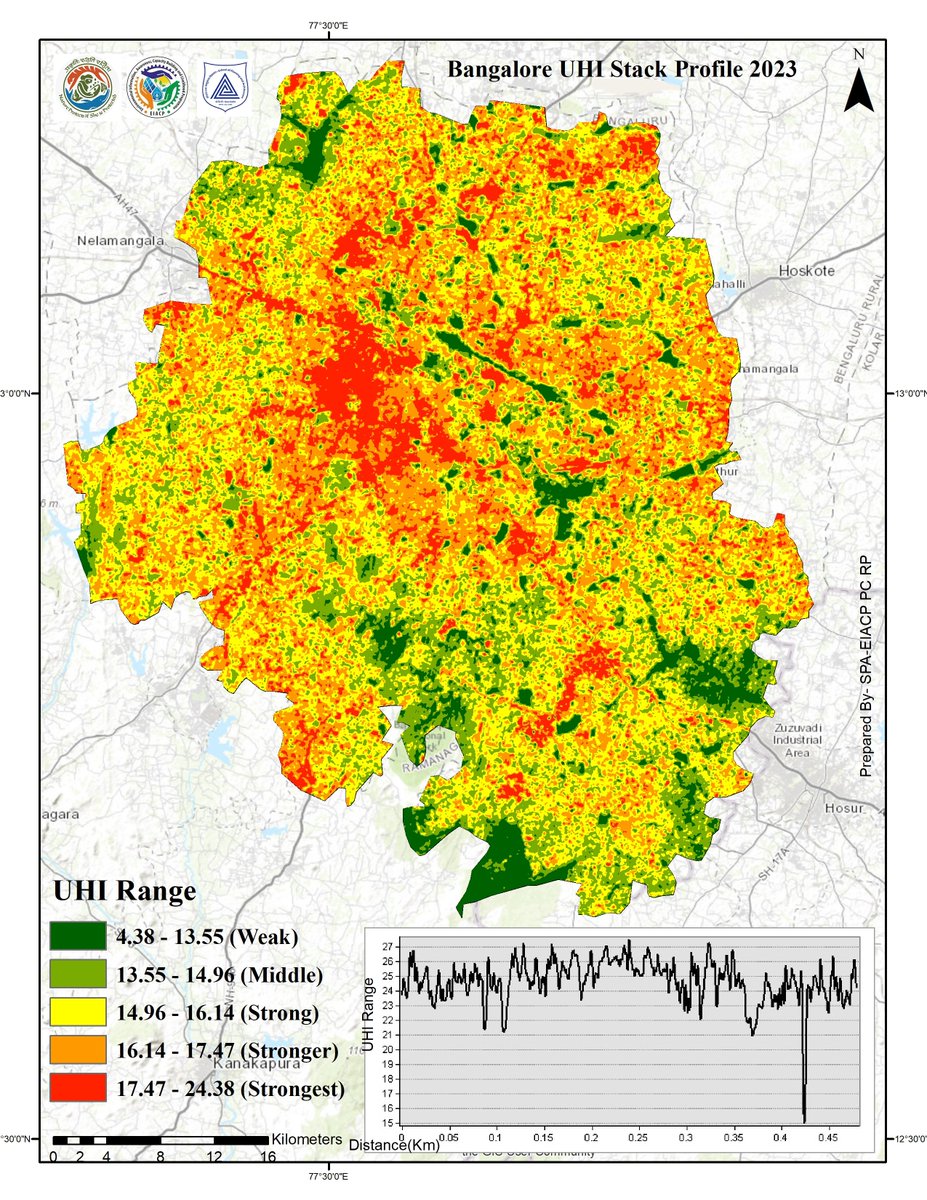 Bangalore Urban Heat Island Profile
#citymaps
#bangalorecity
#urbanheatislands