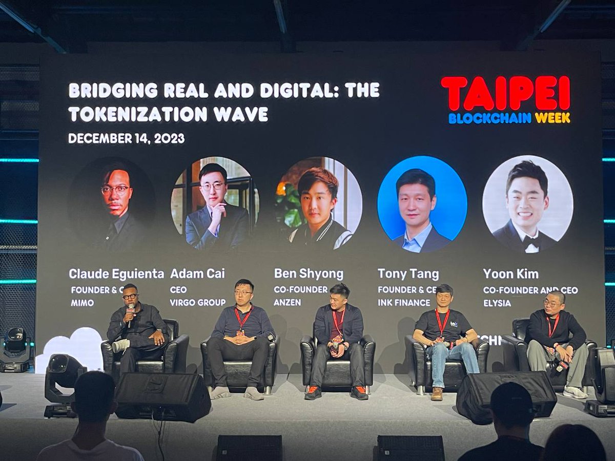 TaipeiWeek's tweet image. Tech Stage: Exploring the future of #Ethereum in the era of quantum computing at #TBW2023 with Chen-Mou Cheng from @BTQ_Tech, Dr. Duncan Wong from @abelianfoundation, Cathie So from @ethereum, moderated by Christopher Tam from BTQ. #PostQuantumCryptography #BlockchainSecurity