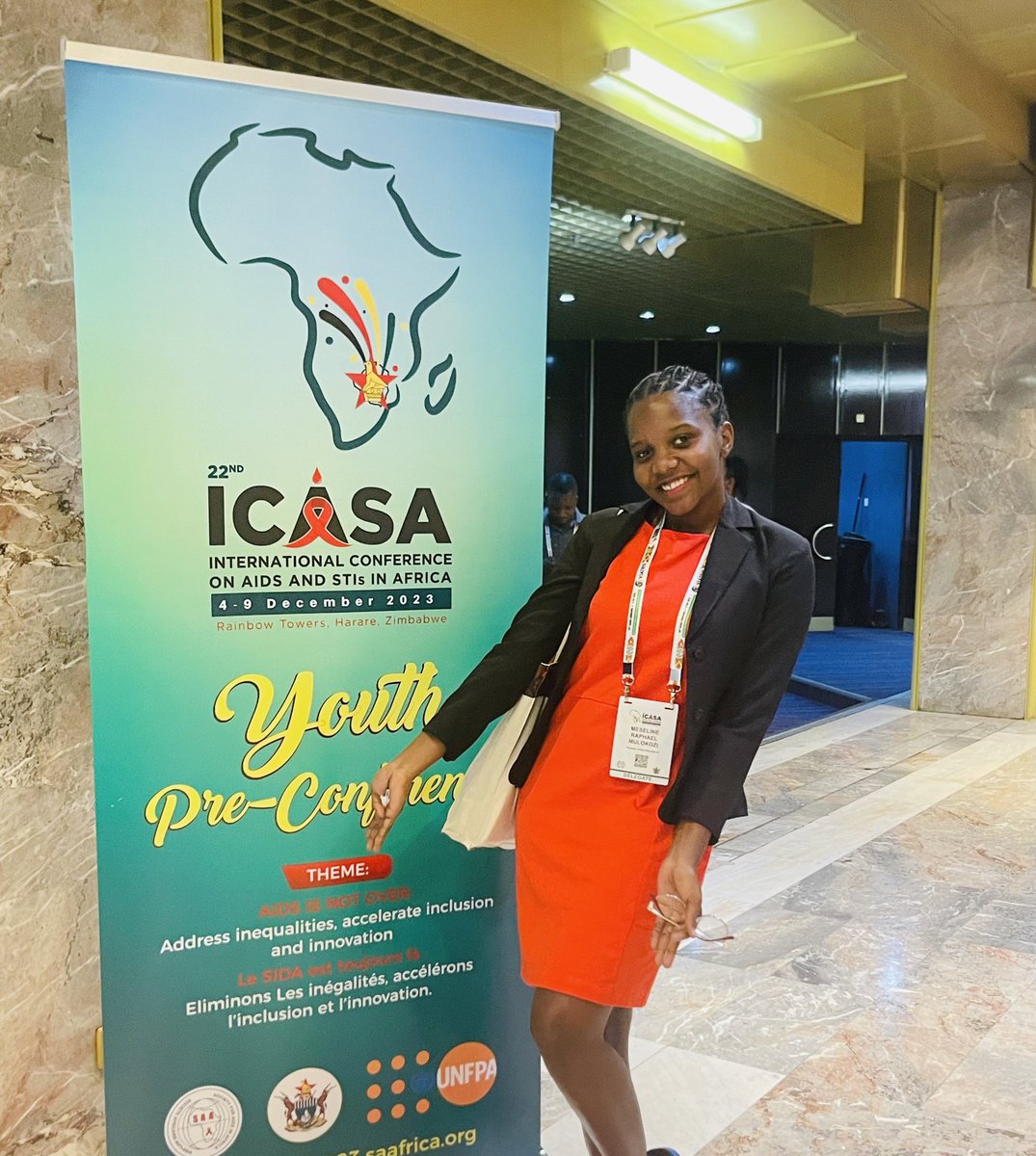 While i was at ICASA 2023 i attended the youth pre conference . Just a reminder we account for a larger percentage of world population hence when we cooperate our voices will be held .
#ICASA2023
