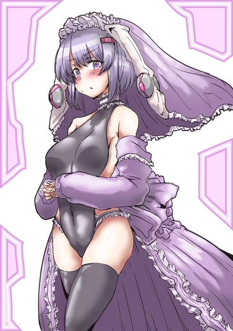 今日の日課はウェディング水着結月ゆかり雫です 