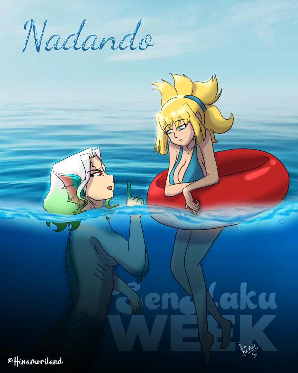 hinamoriland's tweet photo. New #fanart! #Swimming

#senkoha #senhakuweek2023 #senhakuweek #senku #kohaku https://t.co/1HGZ6sJYyo