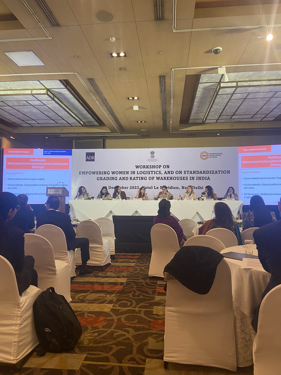 Attending the ADB organised consultation for empowering #women in #logistics, my key takeaway is 

“If I see women in a certain job role / management role ; then I feel even I can do this job. This becomes the biggest motivation and empowering for women to join the workforce”
