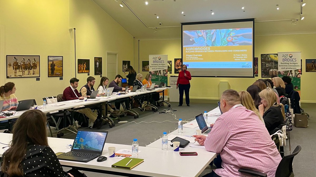 AgroBridges Project 2021-2023 (@agrobridges_eu) on Twitter photo The 7th and final meeting of the #AgroBRIDGES Project has just begun in Istanbul, Turkey! 🌱🧑🌾
The meeting, organised by partner <a href="/SabriUlkerVakfi/">Sabri Ülker Vakfı</a>, will focus on the overview of all the project's work packages and the final project report.
#ShortFoodSupplyChains The 7th and final meeting of the #AgroBRIDGES Project has just begun in Istanbul, Turkey! 🌱🧑🌾
The meeting, organised by partner <a href="/SabriUlkerVakfi/">Sabri Ülker Vakfı</a>, will focus on the overview of all the project's work packages and the final project report.
#ShortFoodSupplyChains
