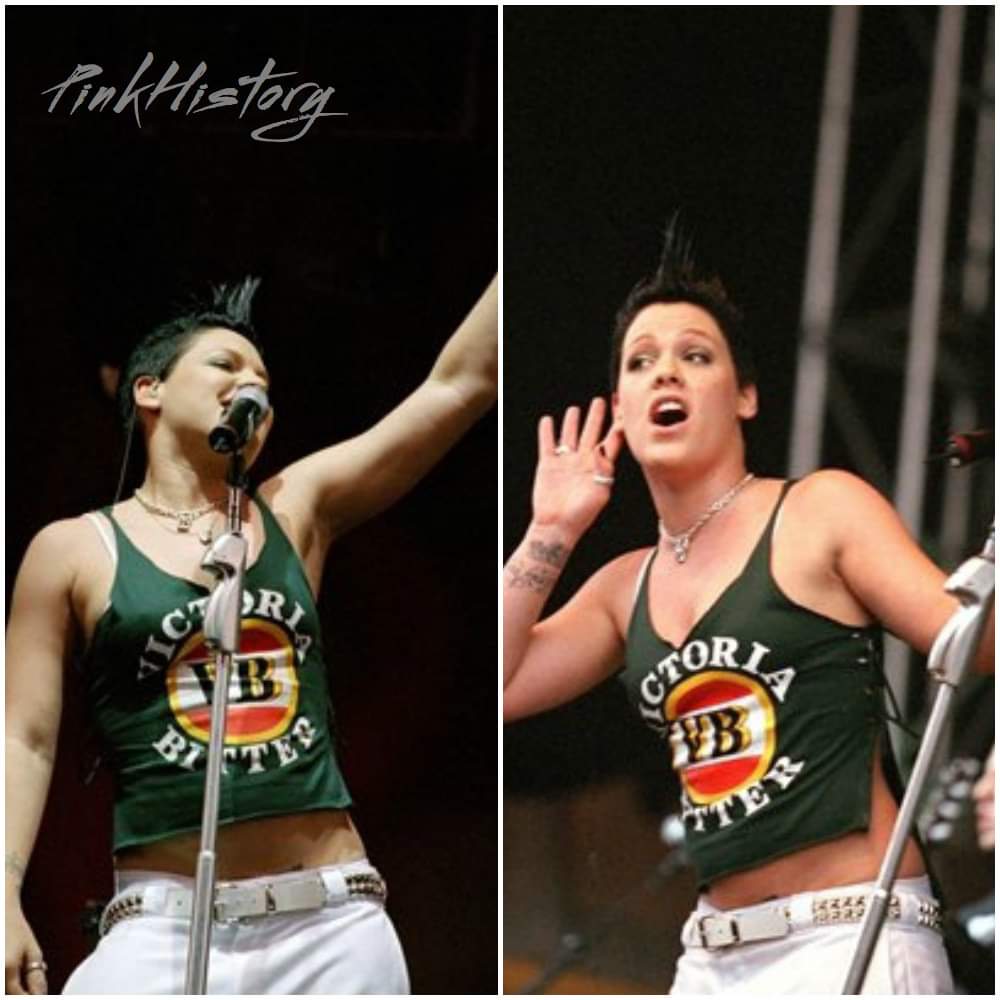 PinkHistory's tweet photo. On This Day in #PinkHistory 14th December 2002 @Pink performed at Rumba Festival in Sydney, Australia https://t.co/tS2cLWCMer