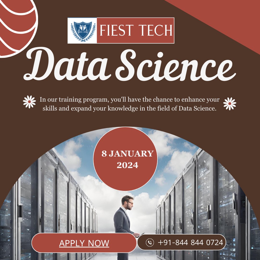 FiestTechpio's tweet photo. Ready to unlock the secrets hidden in the data?
Our next Data Science cohort starts soon! Join us and unleash your inner analyst.

Enroll Here: https://t.co/T4qhcJ08c7

#datascienceproblemsolving #bootcamp #futureofwork #datascience #datasciencelearning #datasciencecommunity https://t.co/57SBmKsw5k