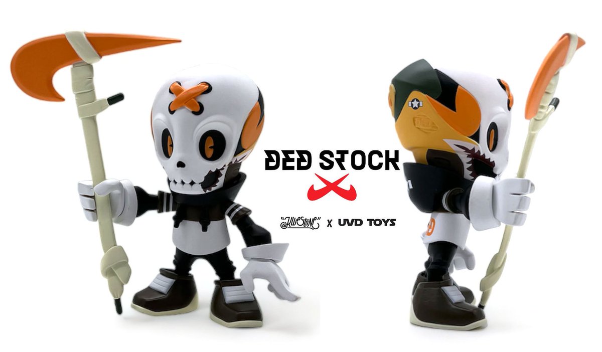 spankystokes's tweet image. UVD Toys &amp;amp; KwestOne - Ded Stock &quot;Airhawk&quot; edition to debut at DCon 2023! dlvr.it/T06gzB #DesignerConDCon #KwestOne #Shoes #UVDToys #VinylToys