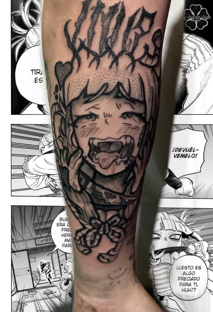 Tattoo de Himiko Toga
#tattoo #BokuNoHeroAcademia #tattooanime #anime #AnimeArt #himikotoga #arte