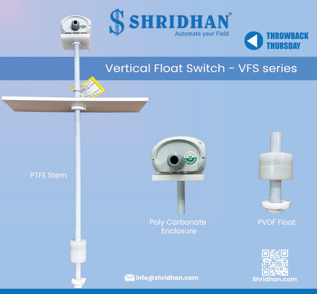shridhan's tweet image. #Throwback to the time when we supplied level switches made with #engineeredplastics... 
🔍 Experiencing unique #challenges in your chemical processes? Connect with Shridhan for customised solutions that precisely align with your requirements