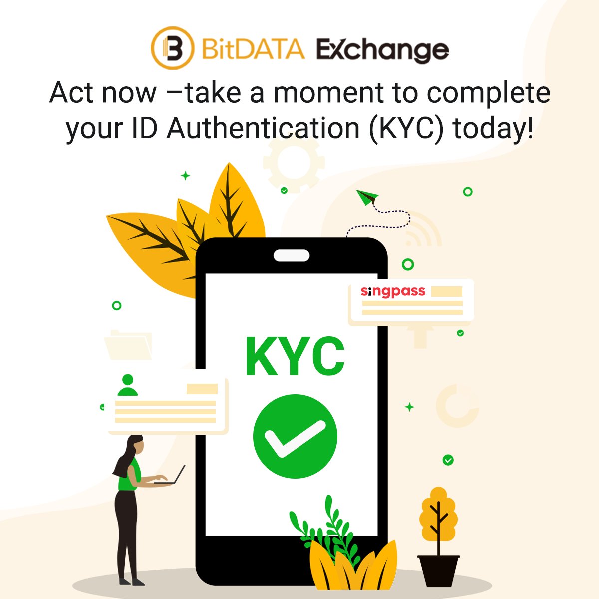 BitDATAExchange's tweet image. Our Know-Your-Customer (KYC) requirement is aligned with the Payment Services (PS) Act 2019 to prevent money laundering, terrorist financing, and financial fraud; enhancing the overall security of transactions across the exchange.🔒
#KYC #BitDATAExchange #SecureTransactions
