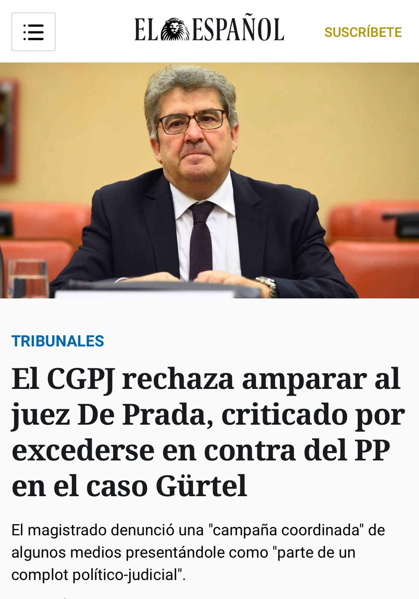 ❌❌Una pregunta ¿El amparo del CGPJ se concede en función de quién hace la crítica al Juez?

🔹No puede ser lo que parece ¿no?👇👇