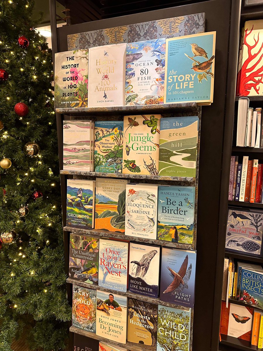 Excited to see #TheGreenHill on show @WaterstonesPicc in the company of idols including @tweedpipe @CatrinaWriter @johnmushroom Nan Shepherd and @patrick_barkham @unbounders @rina_gill @johnmitchinson @Mathew__Clayton