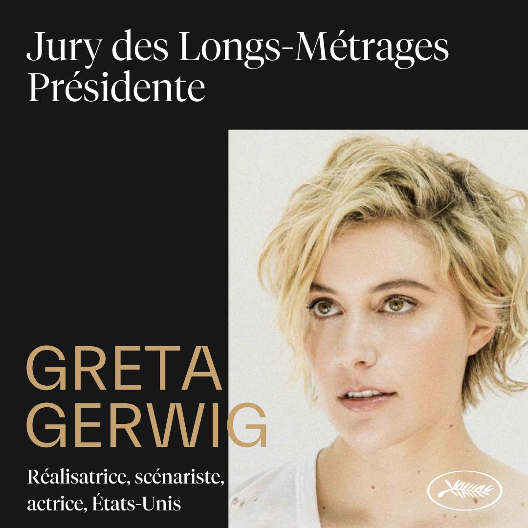 En 15 ans, son nom s'est imposé au sommet du cinéma mondial. Le Festival de Cannes est heureux et fier (et impatient) d'accueillir à la Présidence du Jury de sa 77e édition, la cinéaste, scénariste et actrice américaine : Greta Gerwig ! #Cannes2024 ► bit.ly/3tiHfiZ