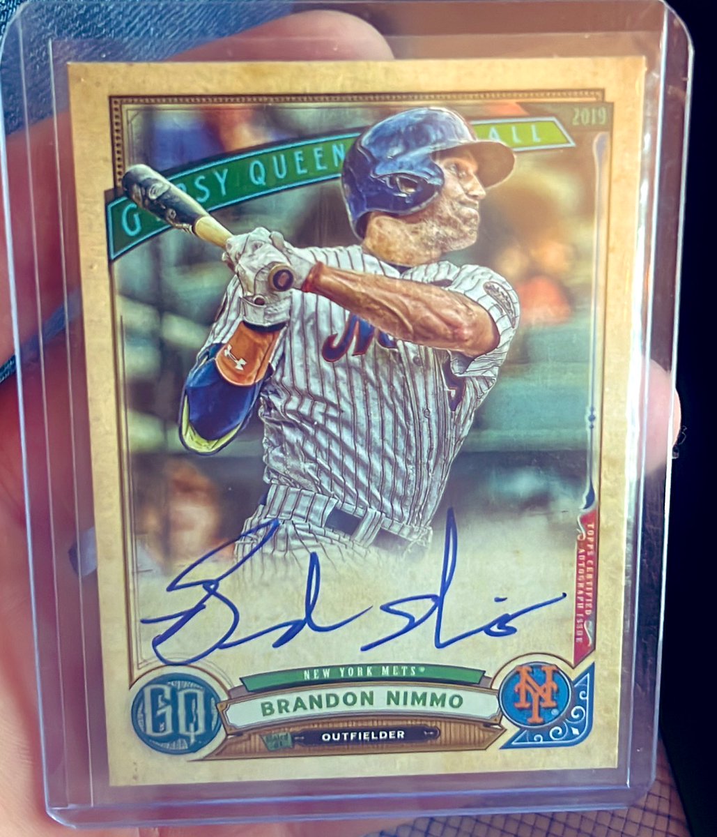 Zweck_Ryan's tweet photo. 2019 Topps Gypsy Queen Auto Brandon Nimmo #GQA-BN Autograph
@You_Found_Nimmo @Mets @Topps
-$37 https://t.co/bWwXd1Xoza