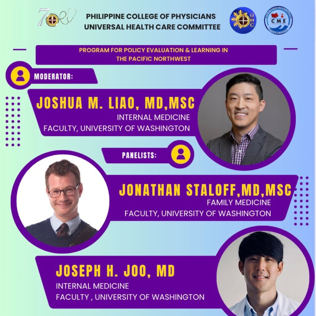 PROPEL PNW (@propelpnw) on Twitter photo Soon:
Leaders & friends of the Program <a href="/jhjoo9/">Joseph Joo</a> <a href="/JonStaloff/">Jonathan Staloff, MD, MSc</a> <a href="/joshliaotweets/">Joshua Liao</a> will share perspectives from their work in the US health care system via an event hosted by the Philippine College of Physicians <a href="/pcp1953/">Philippine College of Physicians</a>
Don't miss it! Soon:
Leaders & friends of the Program <a href="/jhjoo9/">Joseph Joo</a> <a href="/JonStaloff/">Jonathan Staloff, MD, MSc</a> <a href="/joshliaotweets/">Joshua Liao</a> will share perspectives from their work in the US health care system via an event hosted by the Philippine College of Physicians <a href="/pcp1953/">Philippine College of Physicians</a>
Don't miss it!