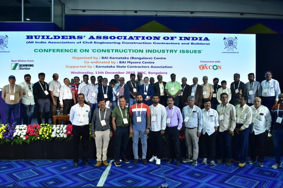 CII_Excon's tweet photo. Discover the pulse of construction trends! Snapshots from the impactful BAI Conference on 'Construction Industry Issues' at #CIIEXCON2023. #ConstructionIssues #EventHighlights @BAINational https://t.co/QaExcra5Do