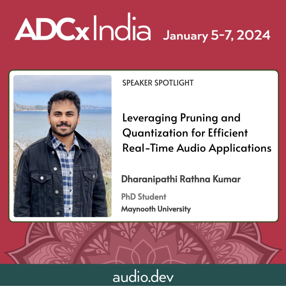 #ADCxIndia Speaker Spotlight: Dharanipathi Rathna Kumar

Leveraging Pruning and Quantization for Efficient Real-Time Audio Applications

👉 townscript.com/e/adcxindia24

#audio #developer #programmer #programing #coding
