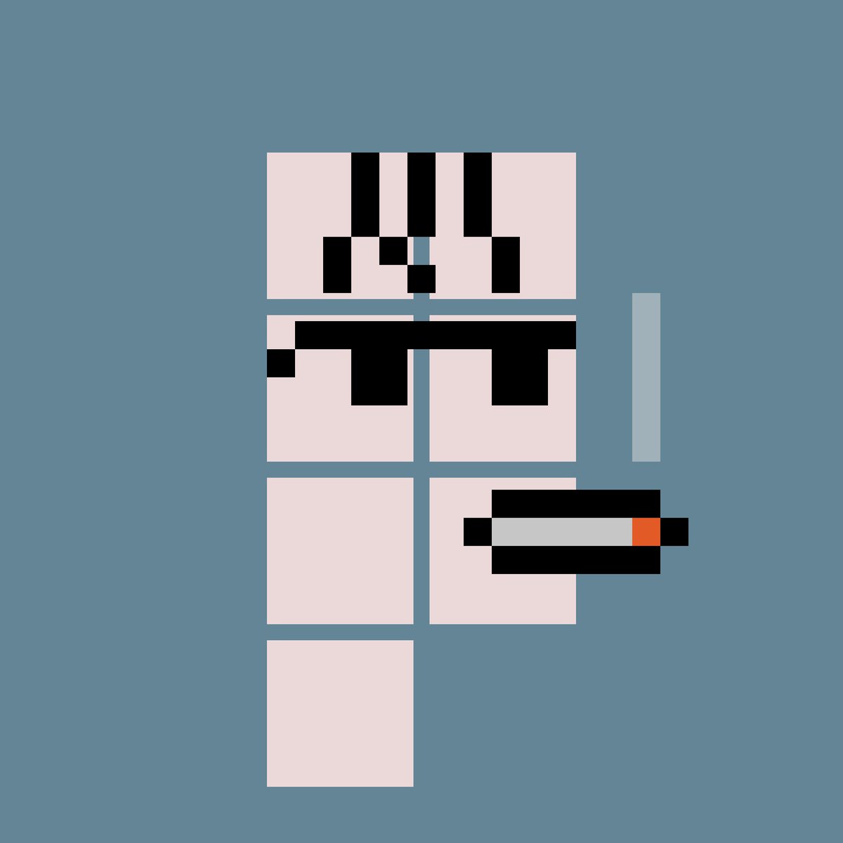 sato2nakamoto's tweet image. BitmapPunks × CryptoPunks with a 🚬
#7tx