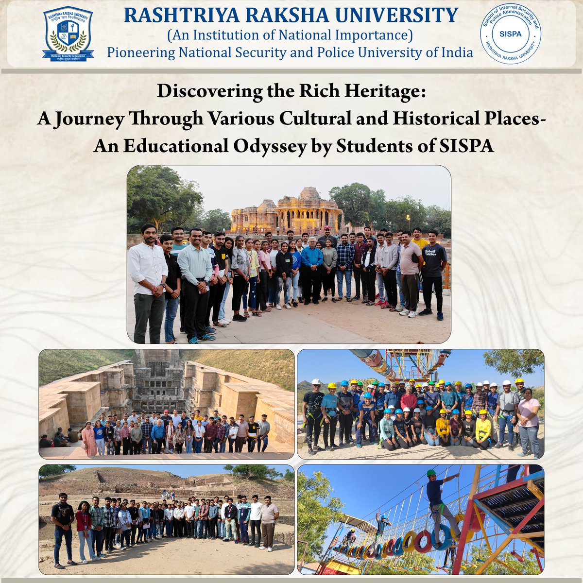 SISSP_RRU's tweet image. The Academic Visits also include knowing about our rich cultural heritage and visit to historical places.
#fieldvisit #overalldevelopment #knowyournation