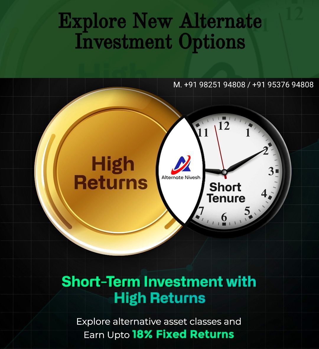 AlternateNivesh's tweet photo. Diversify your income streams with alternative sources.
🛡 Secured by OTT Contracts
💡 Smart alternative income source.
🔐 Safest Short-Term Investments
#alternativeinvestments #invoicediscounting  #Financialfreedom #personalfinances 
@LilavatiInvest @Kalpesh_0706 https://t.co/3tWl45geOj