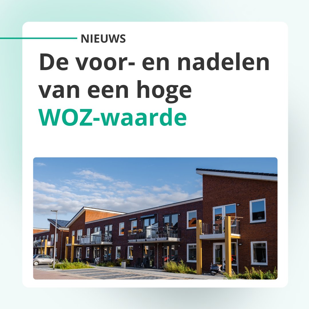 De WOZ-waarde wordt jaarlijks vastgesteld door de gemeente en heeft invloed op verschillende aspecten van de financiën van huiseigenaren en de gemeente zelf. In dit artikel leggen we precies uit wat een hoge WOZ-waarde voor u betekent. 

bit.ly/3TlJ6hw